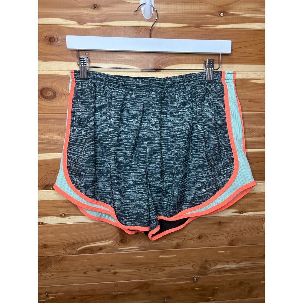 Nike Womens Dri-FIT Tempo Running Shorts Black Heathered Size XL